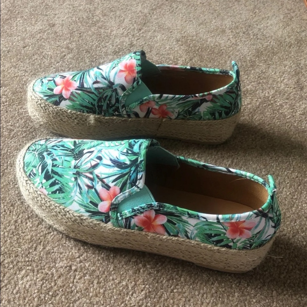 Platform espadrilles - size 6